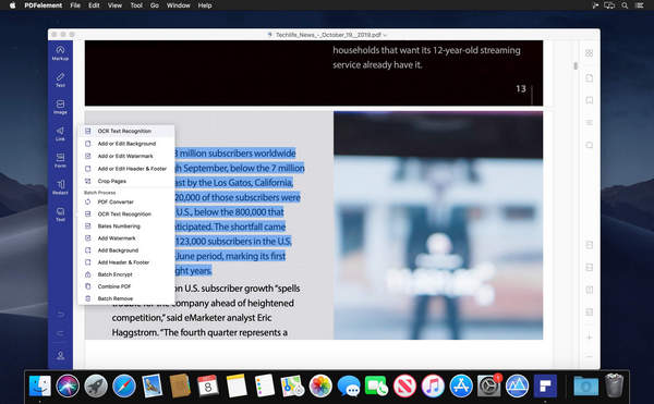 Wondershare PDFelement Pro Mac Torrent Download